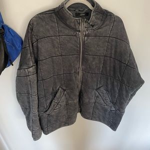 Forever 21 Quilted Zip-Up Jacket